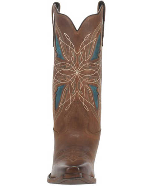 Image #4 - Laredo Women's Flutterby Western Boots - Snip Toe, Brown, hi-res