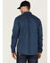Image #4 - Cody James Men's FR Houndstooth Check Long Sleeve Snap Work Shirt , Medium Blue, hi-res