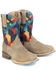 Image #1 - Tin Haul Boys' Color Me Cool Western Boots - Broad Square Toe, Tan, hi-res