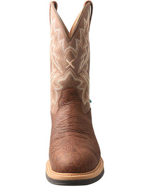 Twisted X Men's Lite Cowboy Western Work Boots - Composite Toe, Brown, hi-res