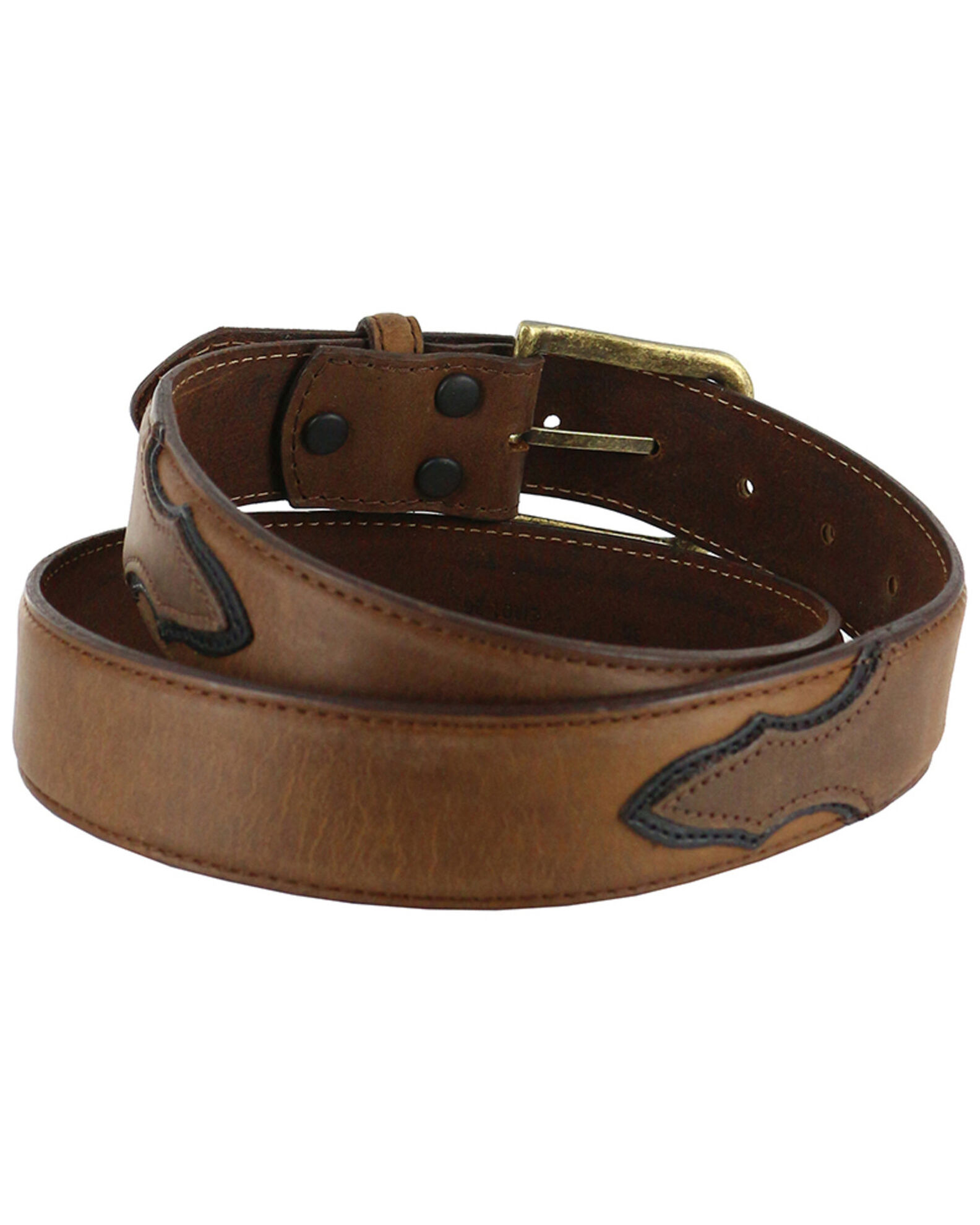Image #3 - Cody James Men's Classic Leather Belt, Tan, hi-res