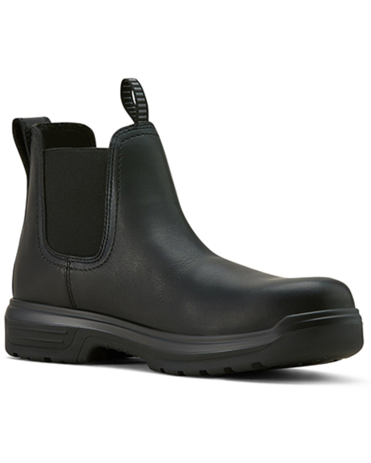 Ariat Men's Turbo Chelsea CSA Waterproof Work Boots - Carbon Toe, Black, hi-res
