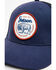 Image #2 - Stetson Men's Bison Circle Patch Trucker Cap, Navy, hi-res