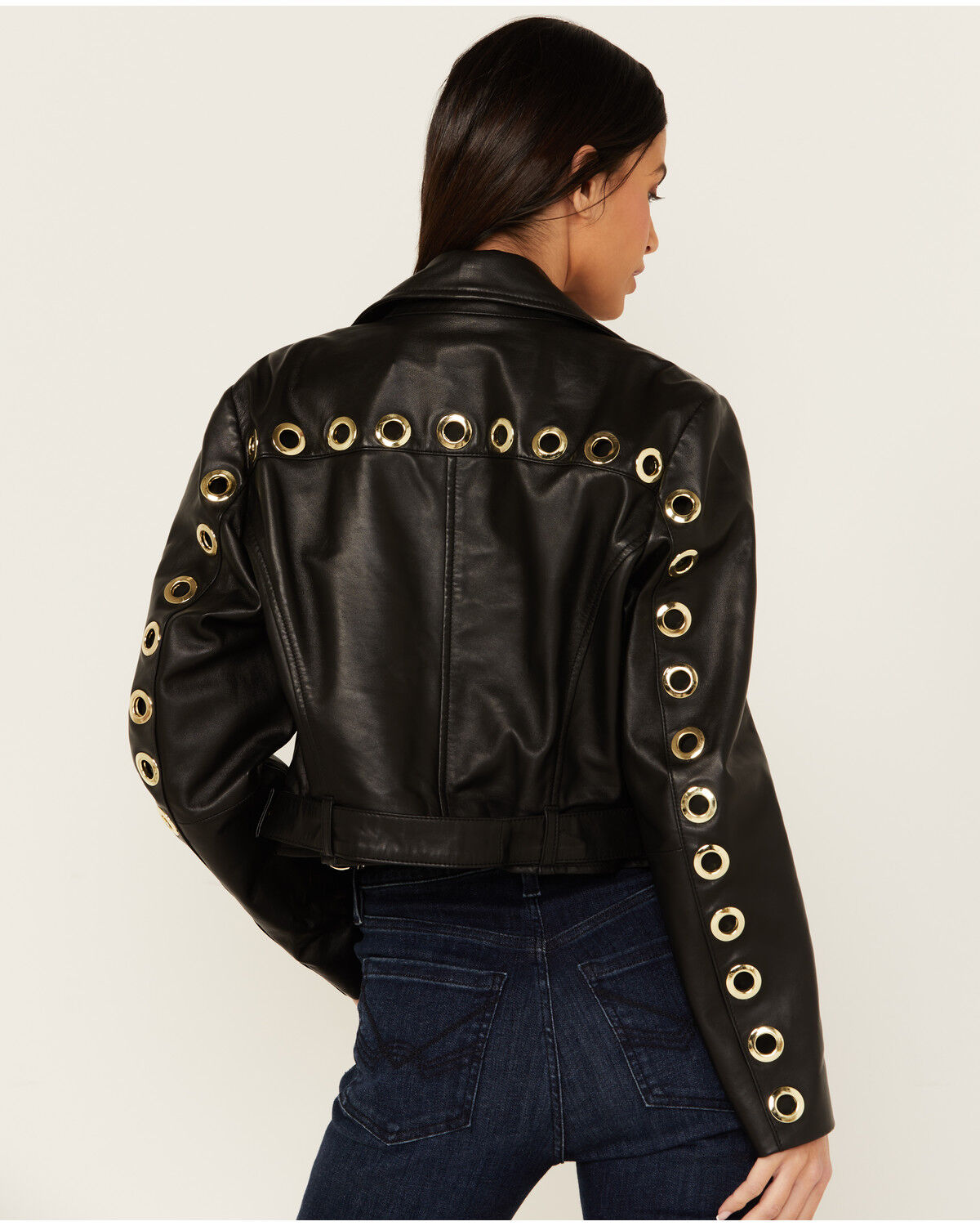 Image #4 - Cleobella Women's Baxter Leather Jacket, Black, hi-res
