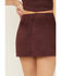Image #4 - Shyanne Women's Faux Suede Mini Skort, Brown, hi-res