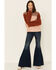 Hem & Thread Women's Plaid Colorblock Sherpa 1/4 Zip Pullover, Multi, hi-res