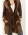 Image #3 - Stetson Women's Retro Long Sleeve Snap Cardigan, Brown, hi-res