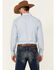 Image #4 - Gibson Men's Basic Solid Long Sleeve Pearl Snap Western Shirt , Light Blue, hi-res