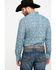 Scully Signature Soft Series Men's Turquoise Paisley Print Long Sleeve Western Shirt  , Turquoise, hi-res