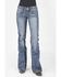 Stetson Women's 816 Classic Arrow Bootcut Jeans , Blue, hi-res