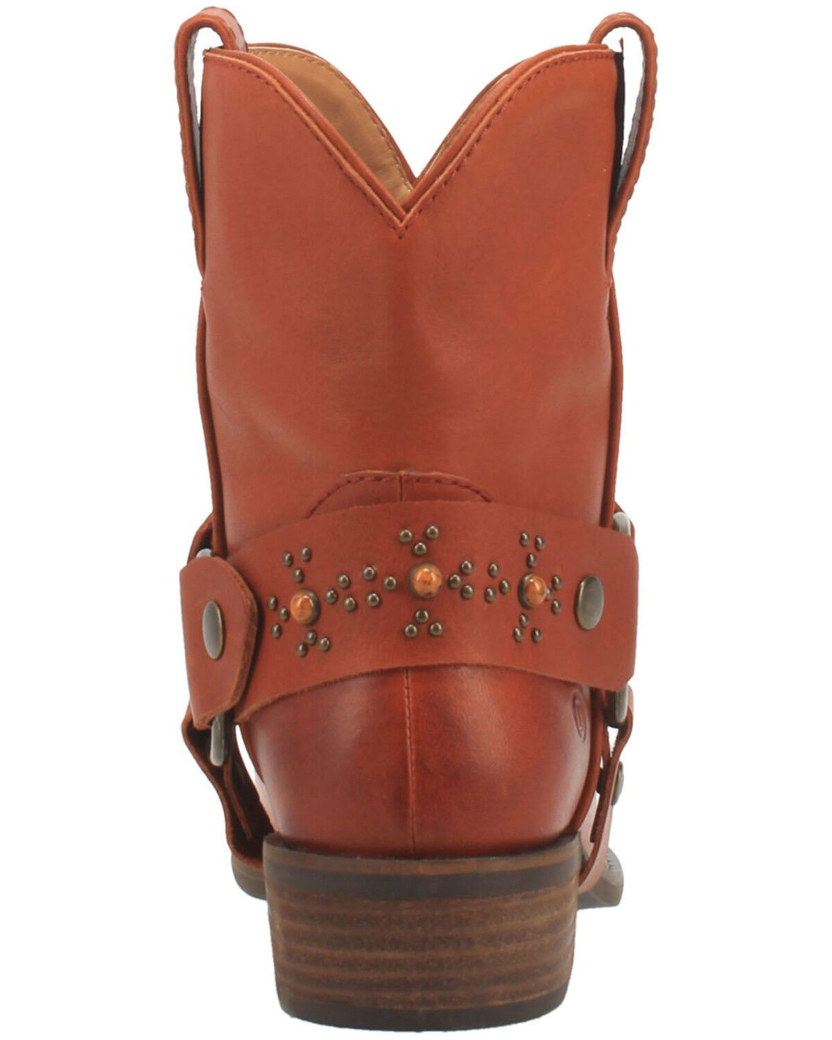 Image #4 - Dingo Women's Silverada Western Booties - Round Toe, Brown, hi-res