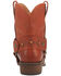 Image #4 - Dingo Women's Silverada Western Booties - Round Toe, Brown, hi-res