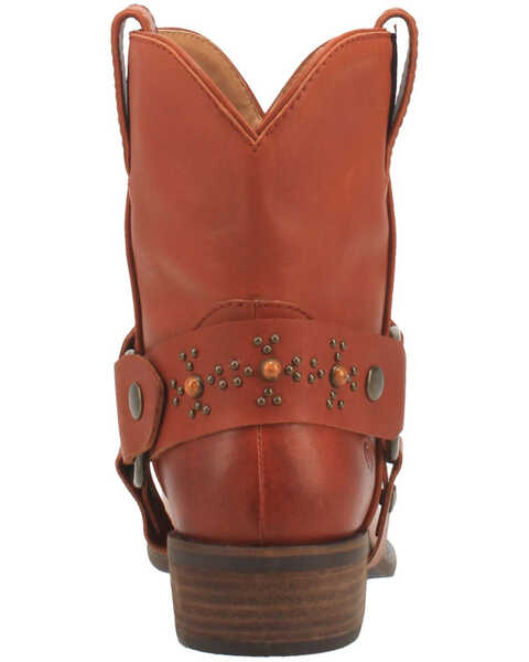 Image #4 - Dingo Women's Silverada Western Booties - Medium Toe, Brown, hi-res