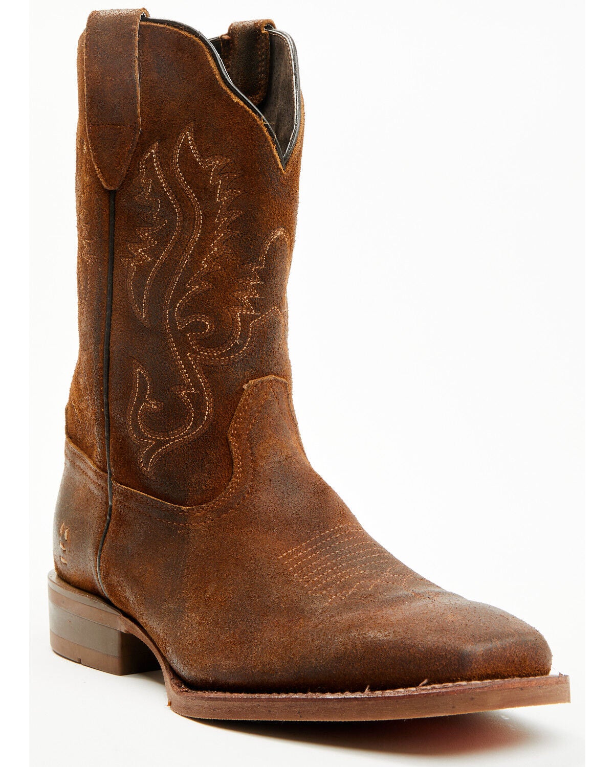 Roan by Bed Stu Men's Saber Performance Western Boots - Broad Square Toe, Tan, hi-res