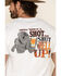 Cowboy Up Men's How 'Bout A Shot Short Sleeve Graphic T-Shirt, White, hi-res