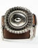 Image #3 - Idyllwind Women's Leather Concho Belt, Brown, hi-res