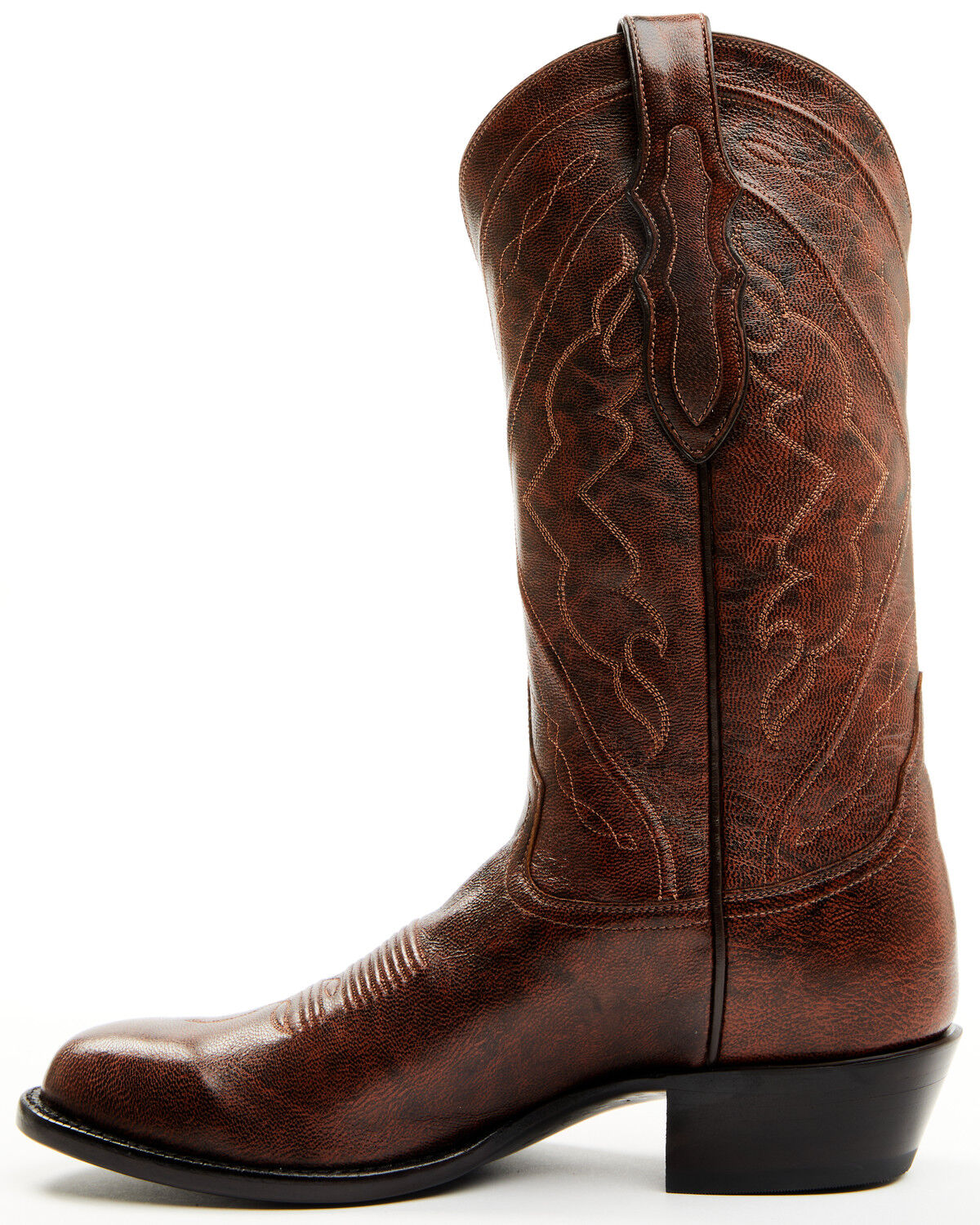 Image #3 - Tony Lama Men's Quivera Western Boots - Round Toe, Cognac, hi-res