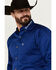 Image #3 - Ariat Men's Team Logo Twill Fitted Long Sleeve Button-Down Western Shirt, Royal Blue, hi-res