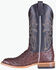 Image #3 - Horse Power Men's Ostrich Print Western Boots - Broad Square Toe, Brown, hi-res