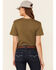 Ranch Dress'n Women's Stay In Your Lane Graphic Tee , Olive, hi-res