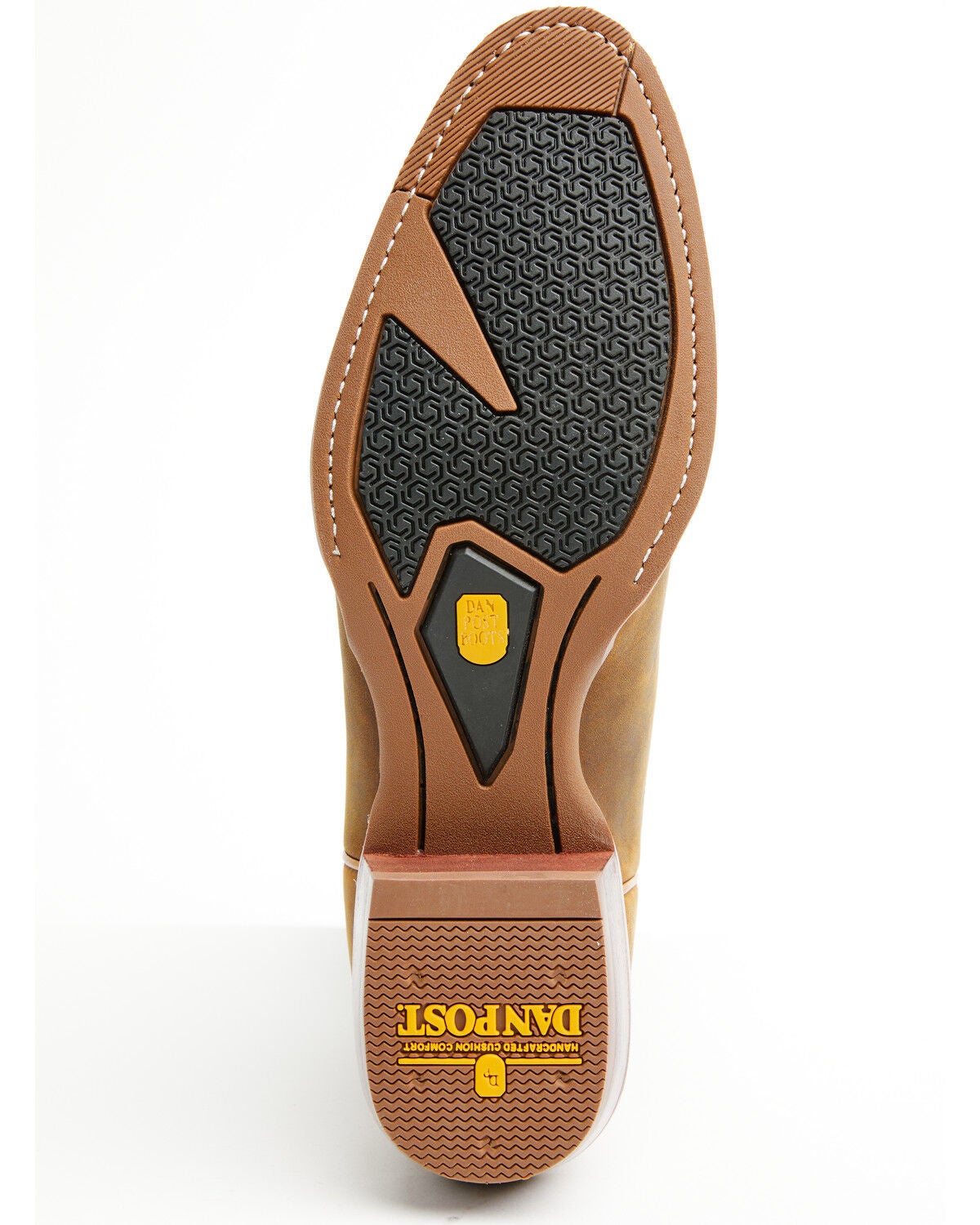 Image #7 - Dan Post Men's Neeley Tall Performance Western Boots - Round Toe, Tan, hi-res