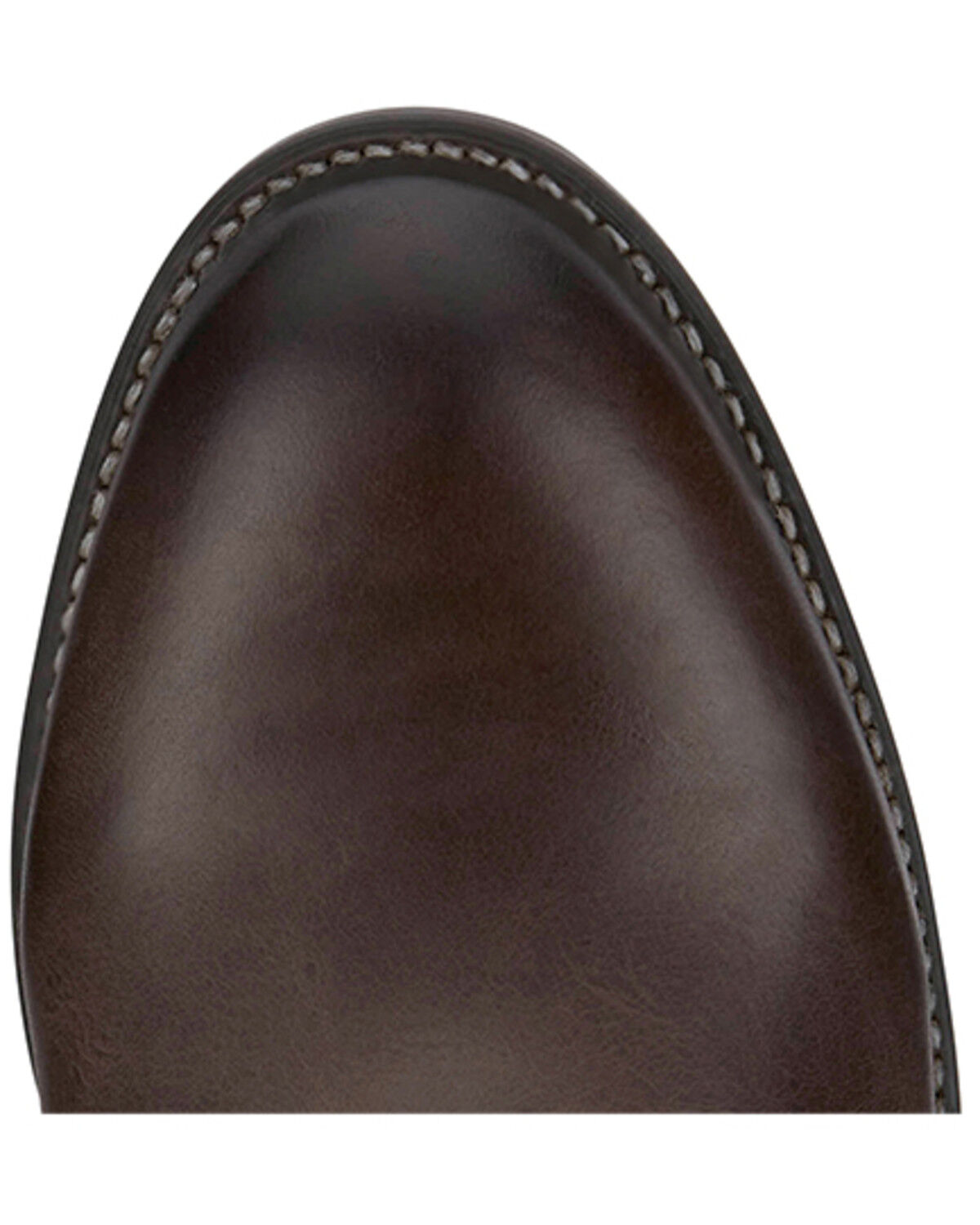 Image #6 - Justin Men's 10" Ted Roper Western Boots - Round Toe, Dark Brown, hi-res