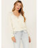 Image #1 - Miss Me Women's Boot Barn Exclusive Swiss Dot Long Sleeve Peasant Top, , hi-res