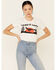 Bandit Brand Women's Take It Easy Roadrunner Graphic Short Sleeve Tee  , White, hi-res
