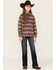 Image #4 - Cruel Girl Girls' Cactus Print Multicolored Long Sleeve Pullover, , hi-res