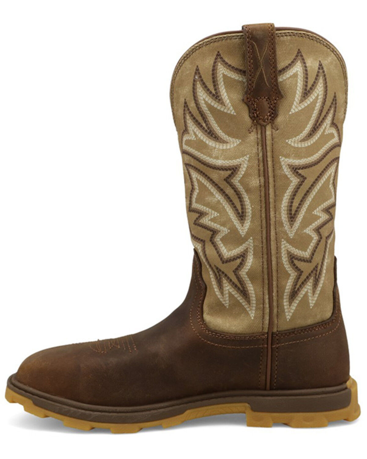 Image #3 - Twisted X Women's 11" UltraLite X™ Work Boots - Nano Toe, Brown, hi-res