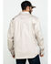 Image #2 - Hawx Men's Khaki Stretch Twill Long Sleeve Work Shirt , Beige/khaki, hi-res