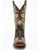 Image #4 - Circle G Women's Honey Cowhide Western Boots - Square Toe , Honey, hi-res