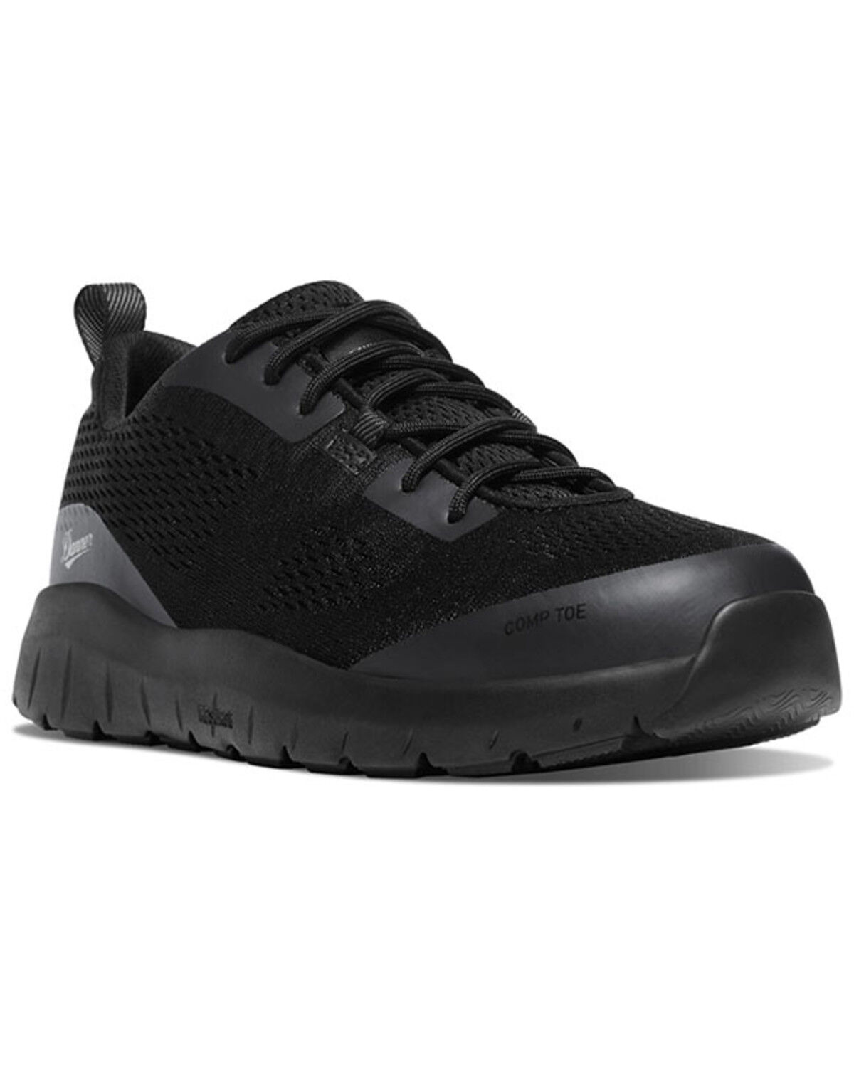 Image #1 - Danner Women's Run Time 3 ESD Work Sneakers - Composite Toe, Black, hi-res