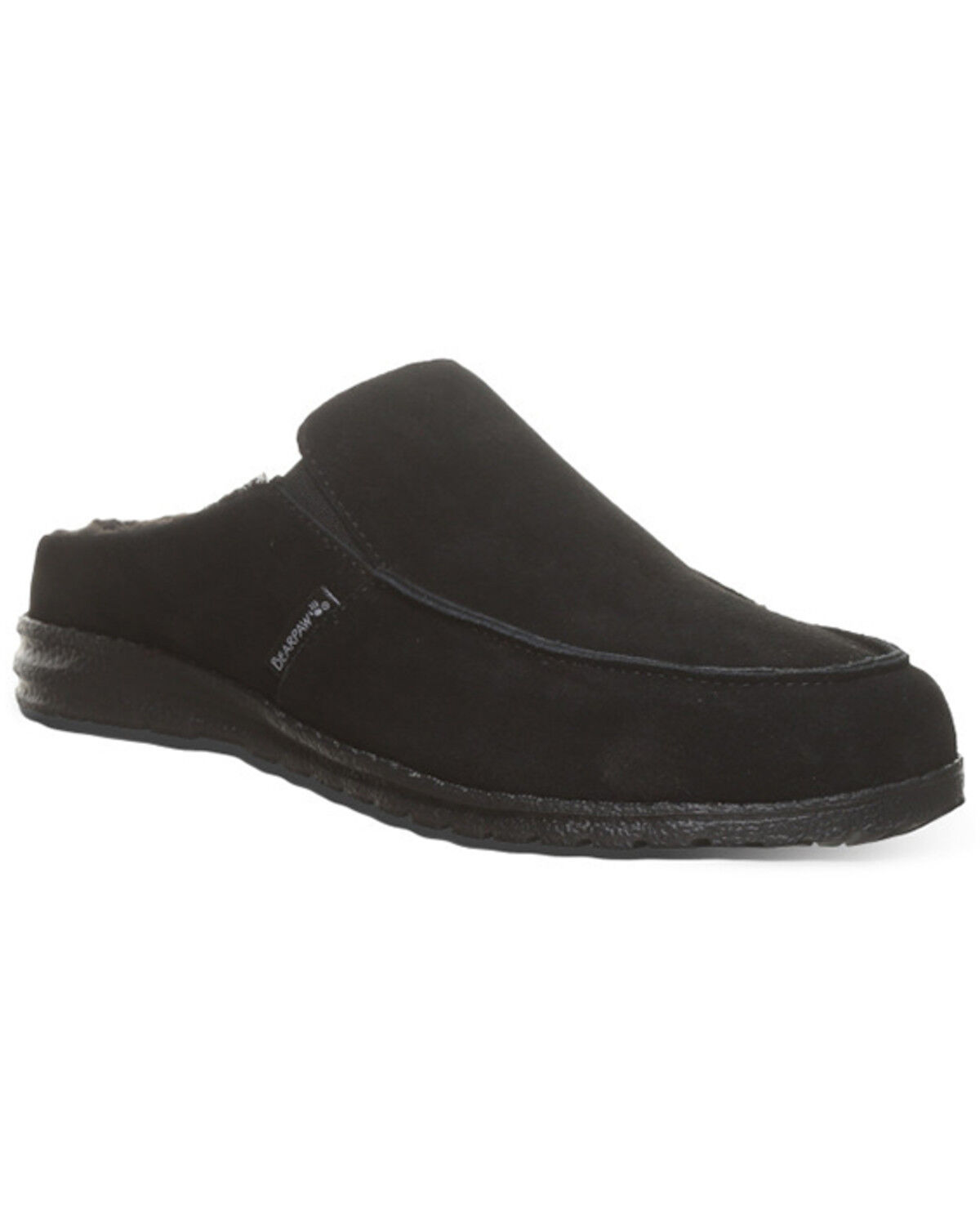 Image #1 - Bearpaw Men's Joel Slippers, Black, hi-res