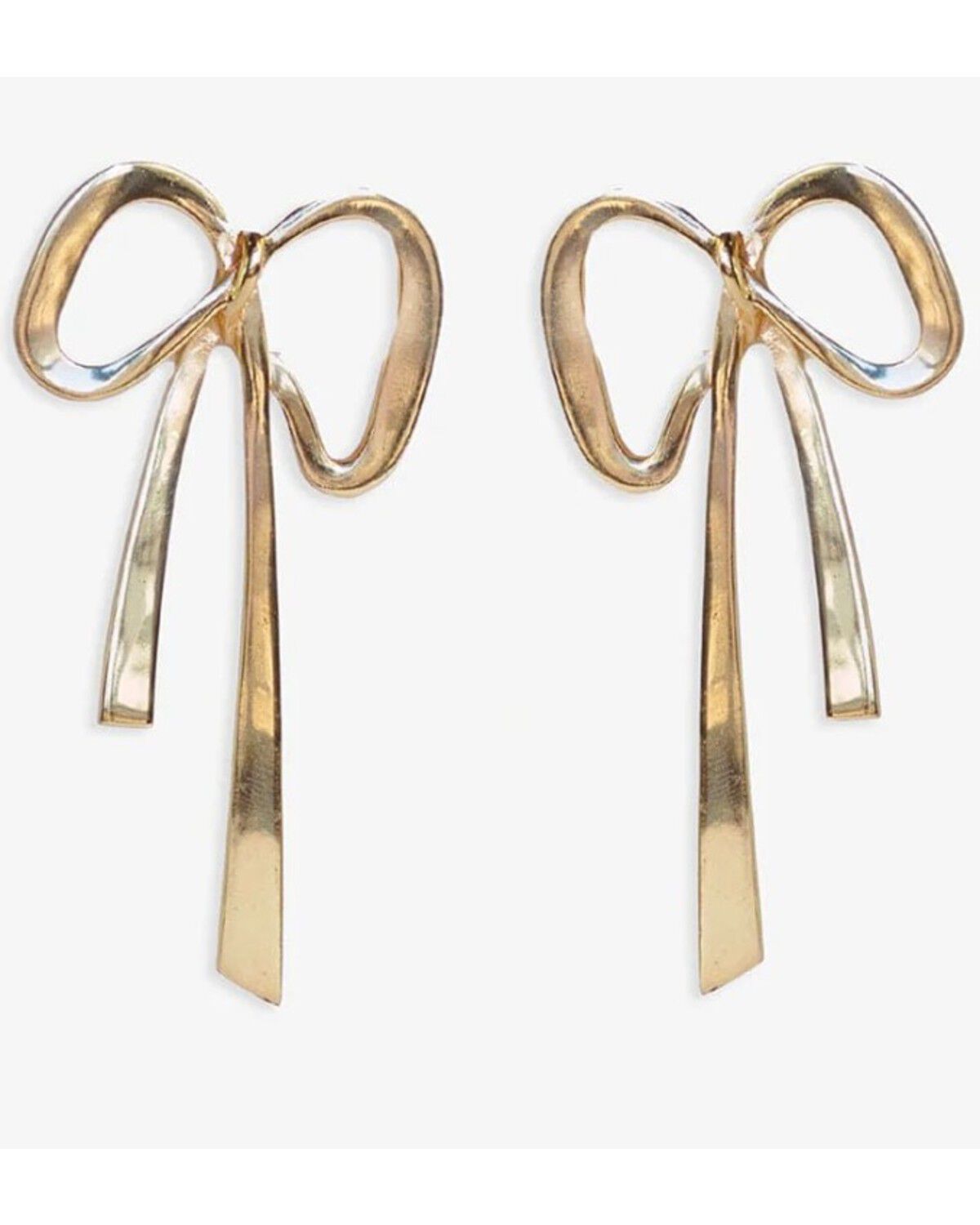 Image #1 - Ink + Alloy Women's Katie Large Ribbon Bow Earrings, Multi, hi-res