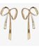 Image #1 - Ink + Alloy Women's Katie Large Ribbon Bow Earrings, Multi, hi-res