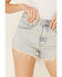 Lee Women's Vintage Light Wash Cut-Off Shorts, Blue, hi-res
