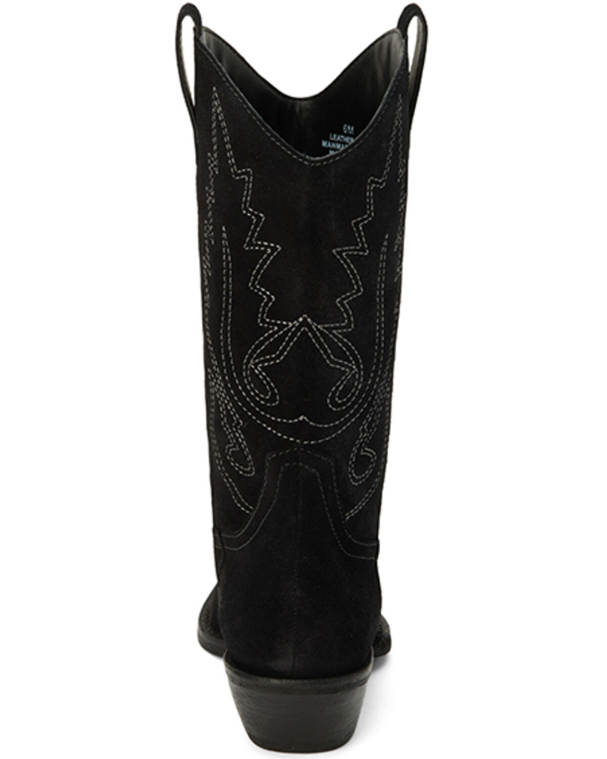 Image #5 - Matisse Women's Gaucho Suede Western Boots - Snip Toe, Black, hi-res