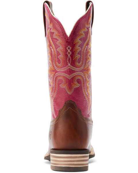 Image #3 - Ariat Women's Olena Western Boots - Broad Square Toe, Brown, hi-res