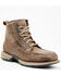 Image #1 - Cody James Men's Xero Lite Lace-Up Moc Work Boots - Composite Toe, Bark, hi-res