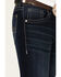Rock 47 By Wrangler Men's Boogie Woogie Dark Stretch Slim Straight Jeans , Blue, hi-res