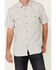 Image #3 - Moonshine Spirit Men's Haystack Solid Short Sleeve Snap Western Shirt , Grey, hi-res