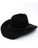 Cody James Men's Black Wool Felt Western Hat, Black, hi-res
