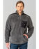 Image #2 - Kimes Ranch Men's Whiskey Fleece 1/4 Zip Pullover, Grey, hi-res