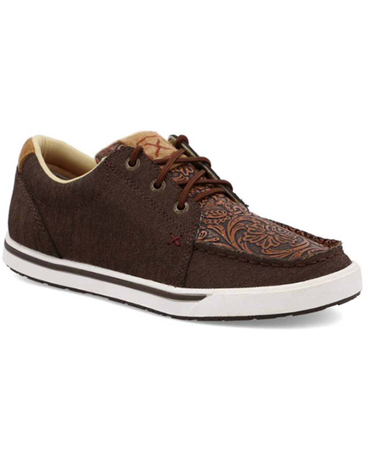 Twisted X Women's Casual Kicks - Moc Toe, Brown, hi-res