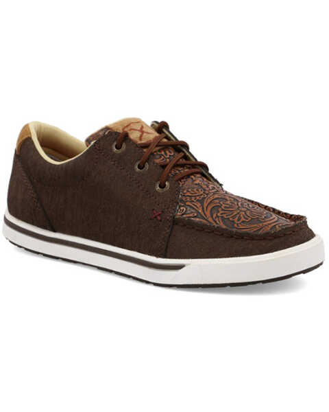 Twisted X Women's Kick's Casual Shoes - Moc Toe , Brown, hi-res