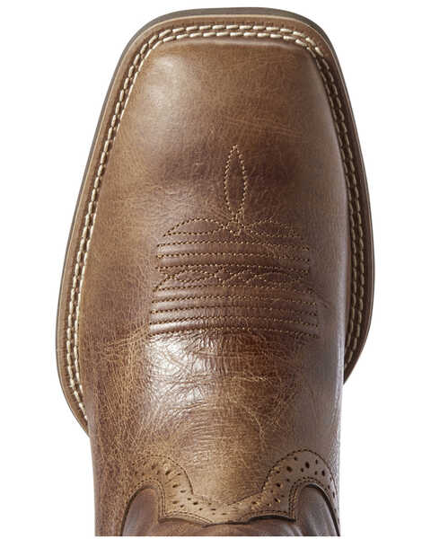 Image #4 - Ariat Men's Sport Cool VentTEK Western Performance Boots - Broad Square Toe, Brown, hi-res