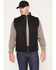 Image #1 - Forge Workwear Men's FR Ripstop Softshell Vest, Black, hi-res
