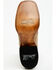Image #7 - Dan Post Women's 12" Faux Python Western Boots - Broad Square Toe, Honey, hi-res