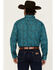 Image #4 - Roper Men's Amarillo Paisley Print Long Sleeve Snap Western Shirt, Turquoise, hi-res